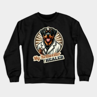 Doctor Rottweiler Crewneck Sweatshirt